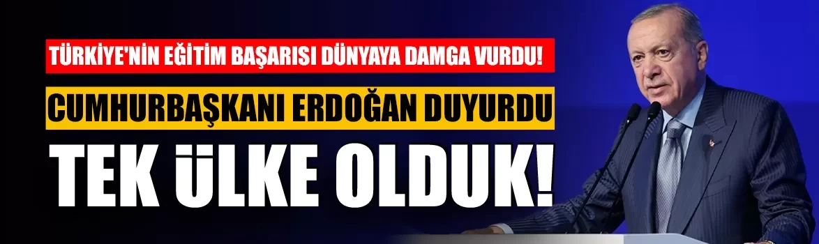 Cumhurbaşkanı Erdoğan gençlere seslendi: Sizler bizim gözbebeğimizsiniz