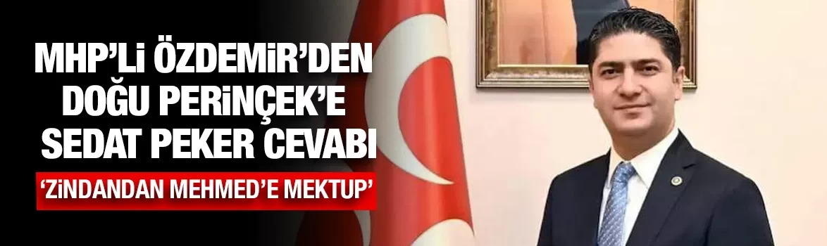 MHP’li Özdemir’den Doğu Perinçek’e Sedat Peker cevabı