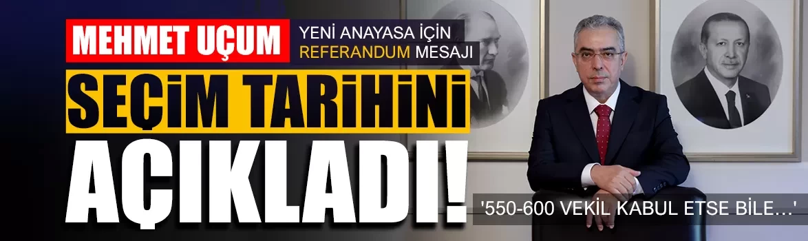 Mehmet Uçum’dan çarpıcı referandum açıklaması