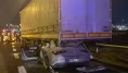 Ankara Çevreyolu’nda feci kaza: Otomobil tıra girdi, 2 ölü 1 ağır yaralı