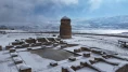 Hasankeyf beyaza büründü: 12 bin yıllık tarih kar altında büyüledi