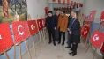 Türkeli'de 'Bayrak Sevgisi' temalı resim sergisi açıldı