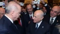 MHP Lideri Devlet Bahçeli ile Cumhurbaşkanı Erdoğan bir araya geldi