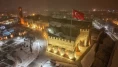 Erzurum’da nisan ortasında kış manzarası