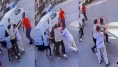 Husumetlisini bacağından vurdu