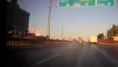 Dökülen yağ yolu buz pistine çevirdi! Motosiklet sürücüsü metrelerce sürüklendi