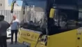 Yolcu minibüsü İETT otobüsüyle çarpıştı