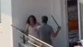 Adana’da balkonda dehşet!