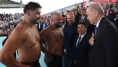 Cumhurbaşkanı Erdoğan Yağlı Güreş Cumhurbaşkanlığı Kupası finalini izledi