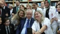 Cumhurbaşkanı Erdoğan mikrofonu eline aldı