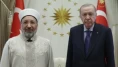 Cumhurbaşkanı Erdoğan, Diyanet İşleri Başkanı Safi Arpaguş’u kabul etti