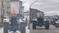 Traktör sürücüsü başına duba geçirdi
