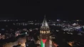 Galata Kulesi bu kez Gazze için aydınlandı