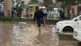 Şiddetli yağış Adıyaman'ı vurdu