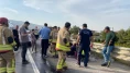 Manisa'da yola dökülen mazot kazaya davetiye çıkardı