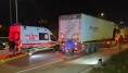 Balıkesir’de motosiklet tıra çarptı