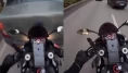 Bursa'da motosikletlinin kaçışı kazayla bitti