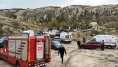 Kapadokya’da Peri bacası çöktü!