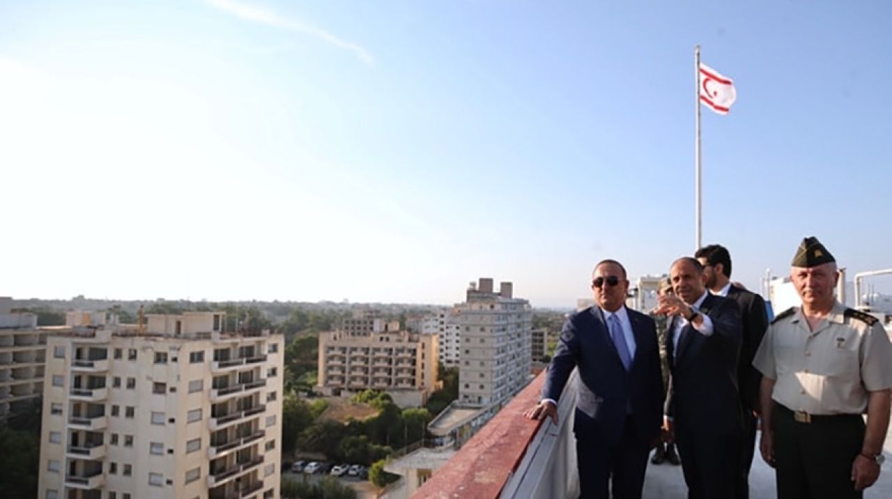 Yetkililerden bilgi aldı! Bakan Çavuşoğlu kapalı Maraş'ta