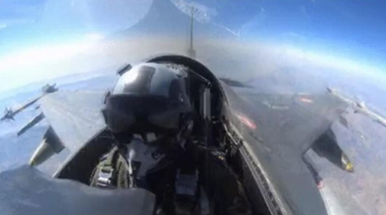 Bakanlık görüntü paylaştı! İşte terör hedeflerinin vurulma anı