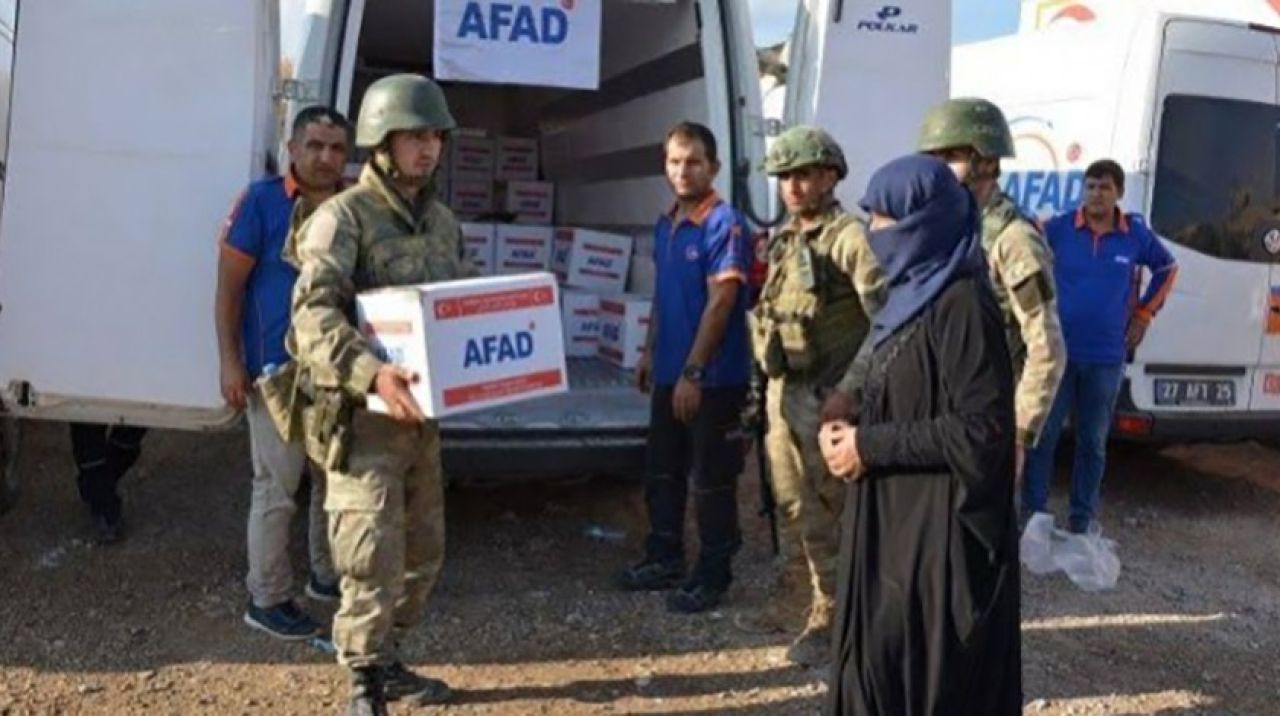 Türkiye'den harekat bölgesine büyük yardım
