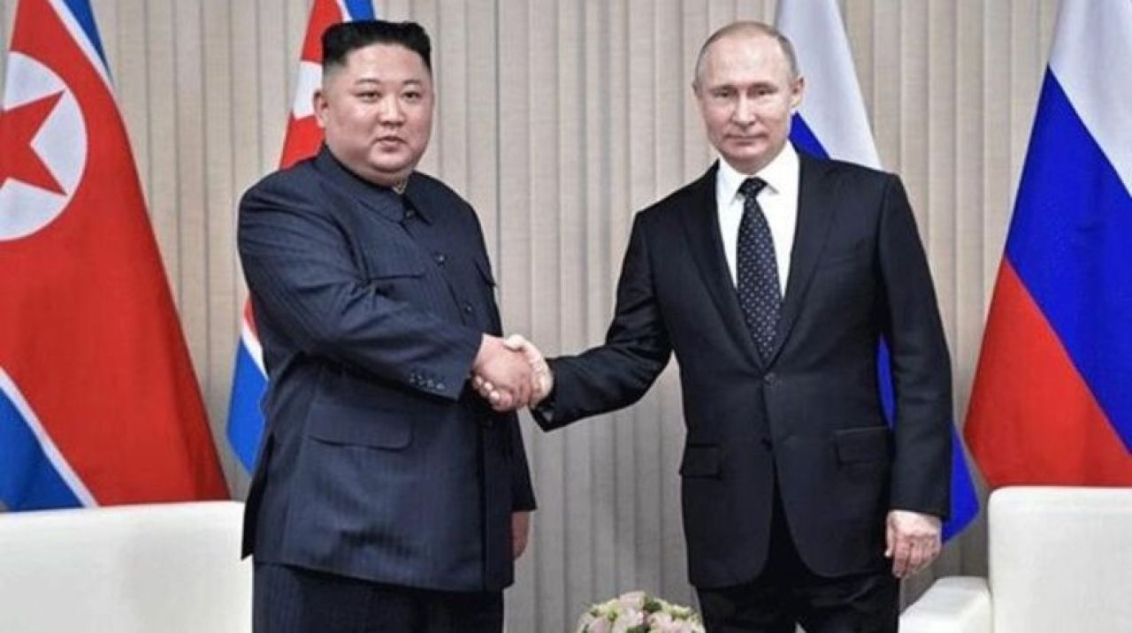 Putin'den Kuzey Kore lideri Kim Jong Un'a madalya
