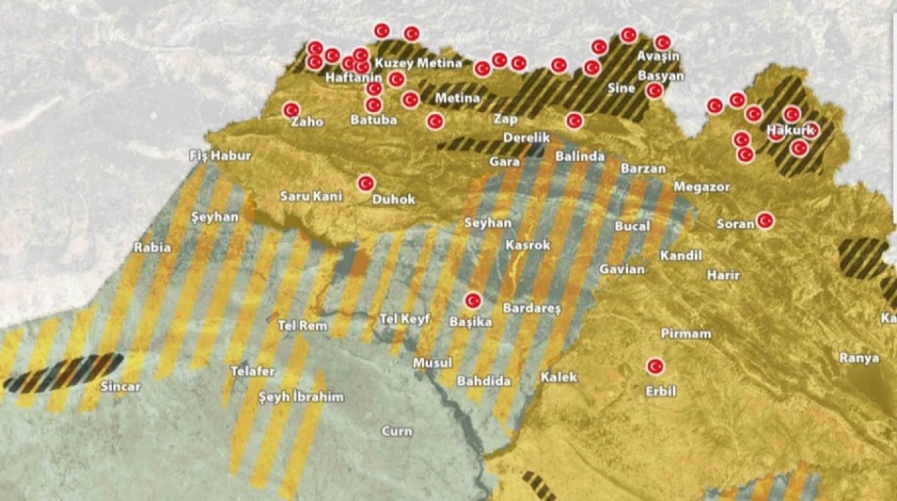İletişim Başkanlığı paylaştı: Teröre 'Pençe' darbesi
