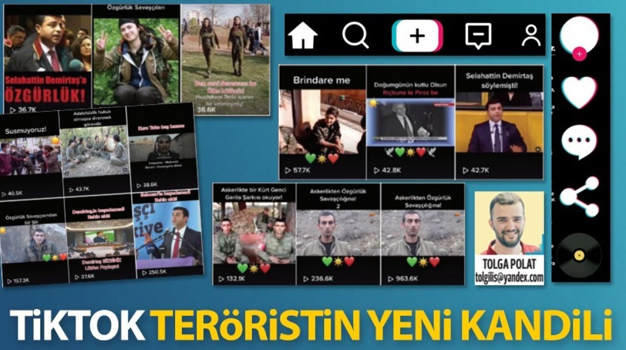 TİKTOK teröristin yeni Kandil'i