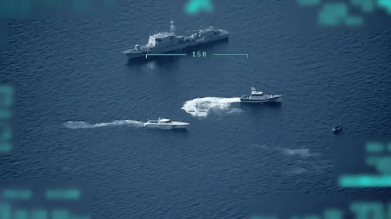 Türk askerlerini görünce böyle kaçtılar