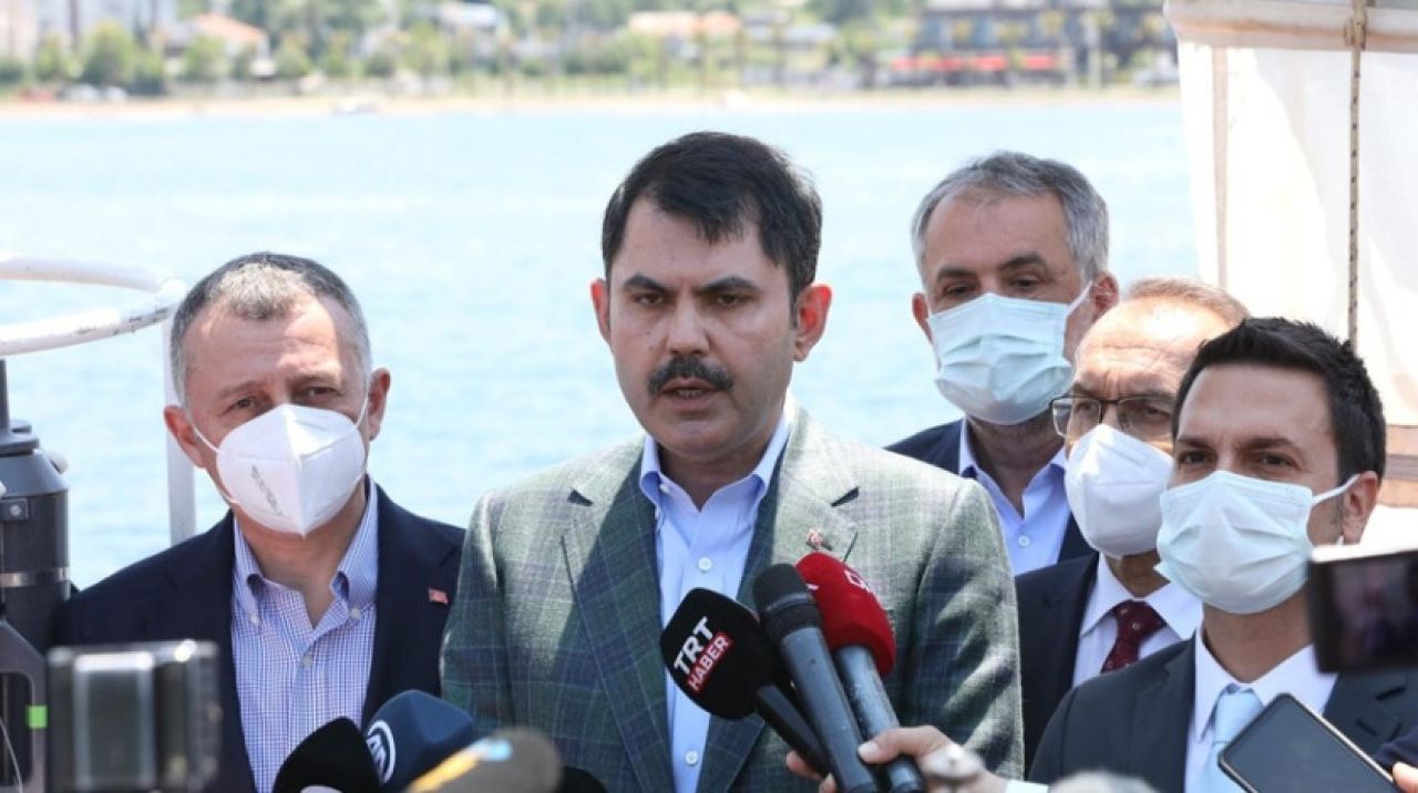 Bakan Kurum Marmara Denizi müsilaj eylem planını açıkladı