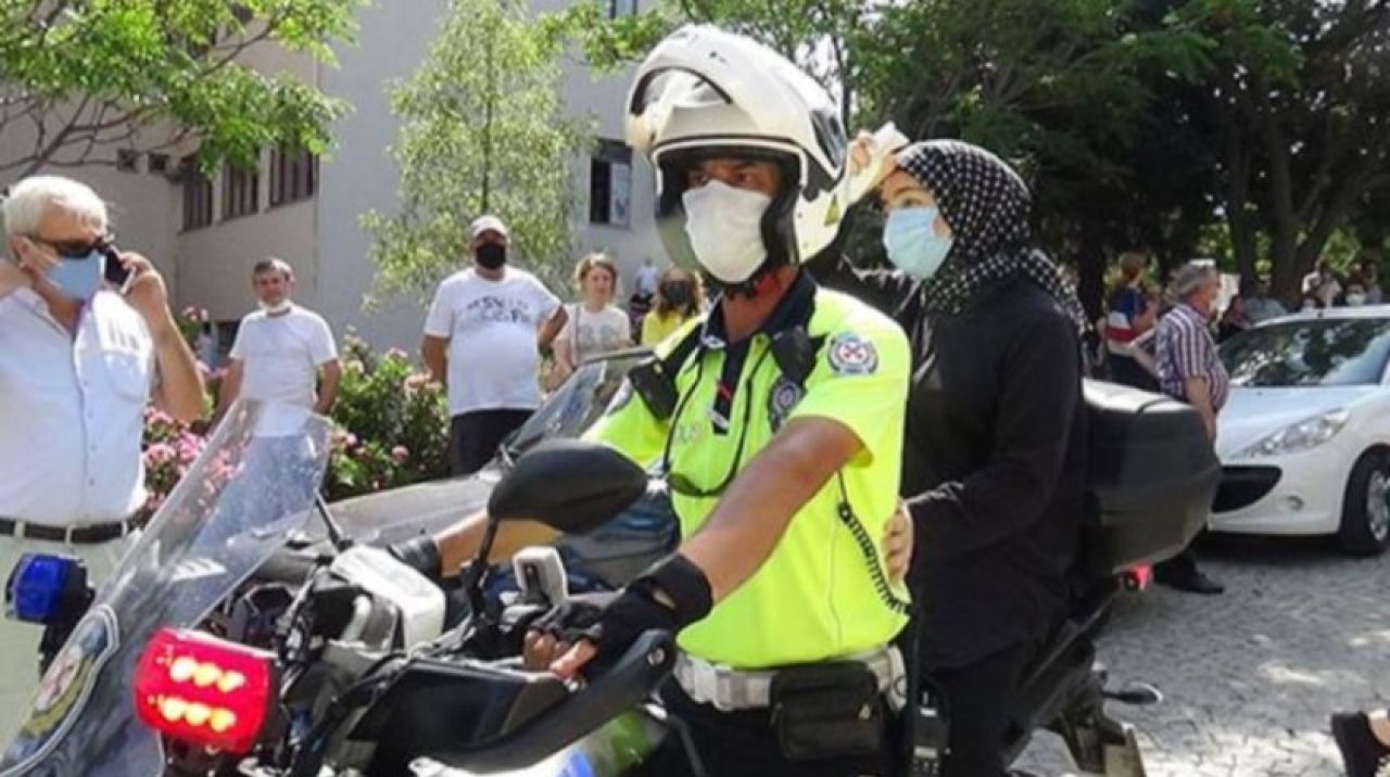 Polisle öğrencinin duygulandıran diyaloğu