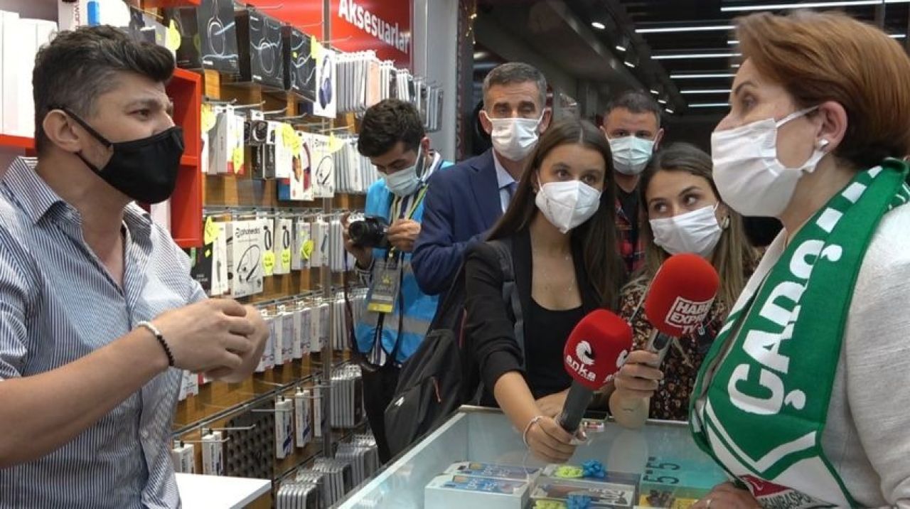 Samsunlu vatandaştan Akşener'e zor soru?