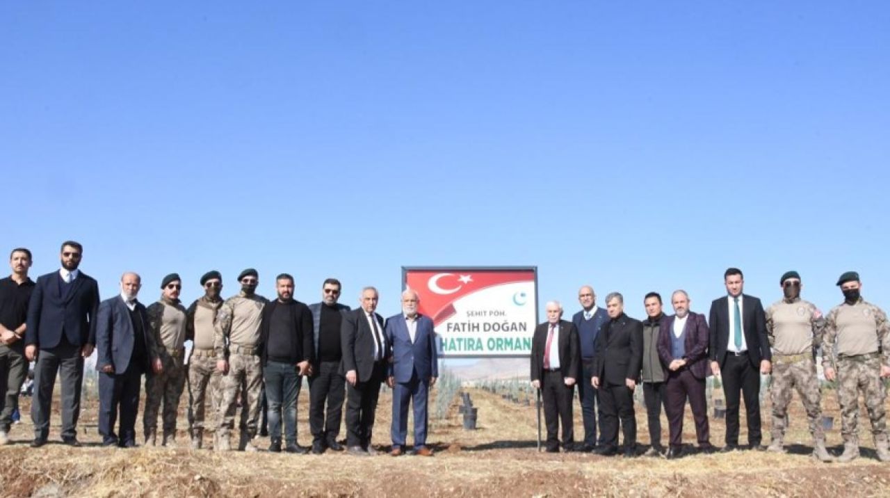 ADYÜ, Milli Ağaçlandırma Günü’nde Şehit Fatih Doğan adına hatıra ormanı oluşturdu