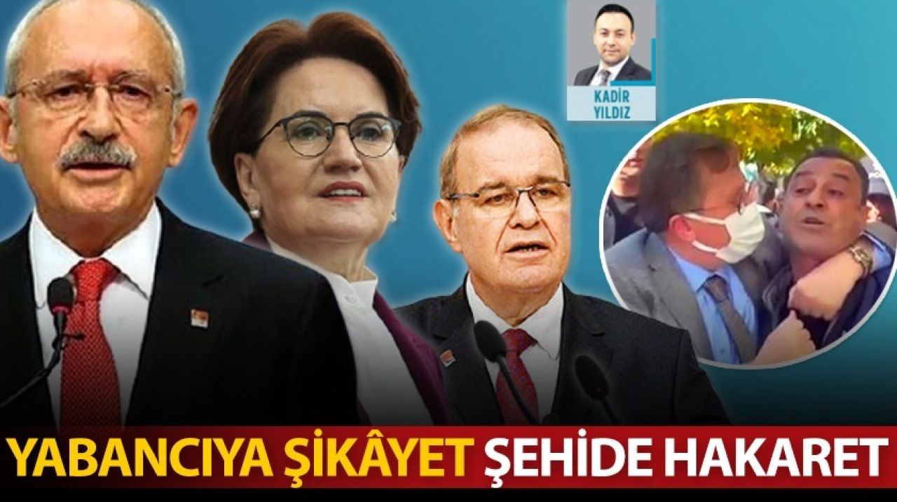 Yabancıya şikâyet şehide hakaret