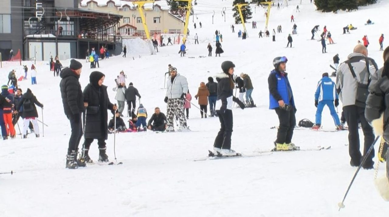 Uludağ'da pistler doldu