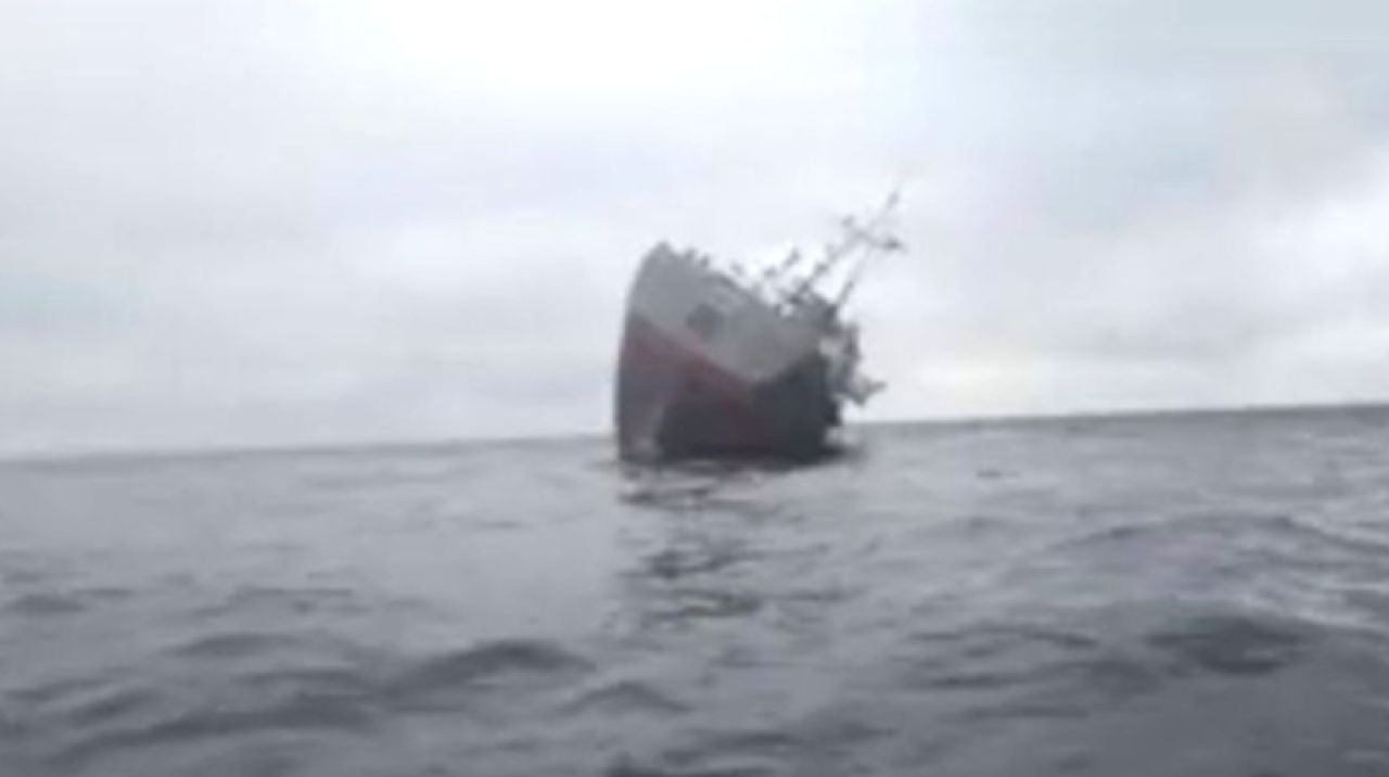 Odessa'da mayına çarpan gemi battı!