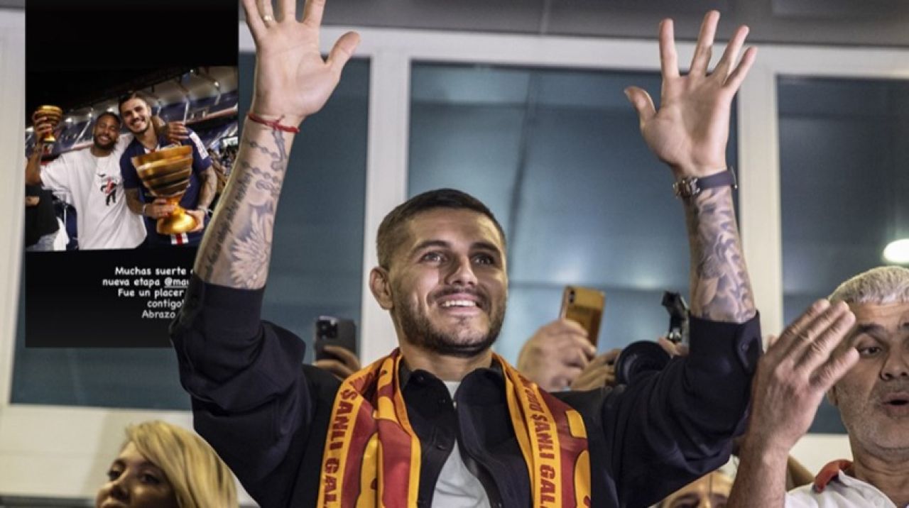 Neymar'dan Icardi paylaşımı