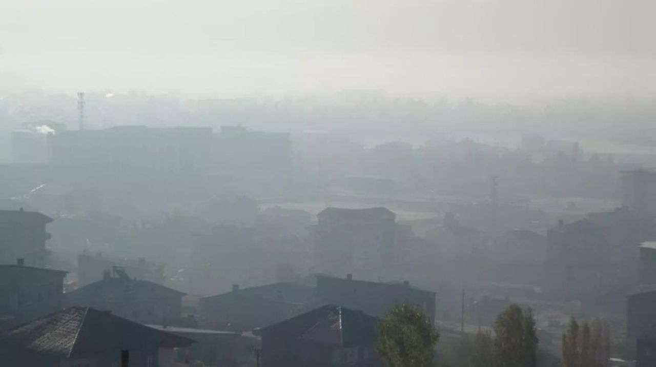Hakkari'de yoğun sis nedeniyle göz gözü görmedi
