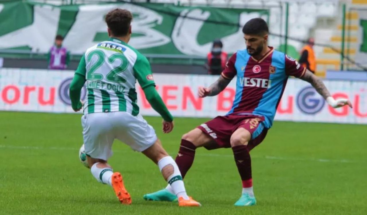 Trabzonspor, Konya'da geri dönüşe engel olamadı! 
