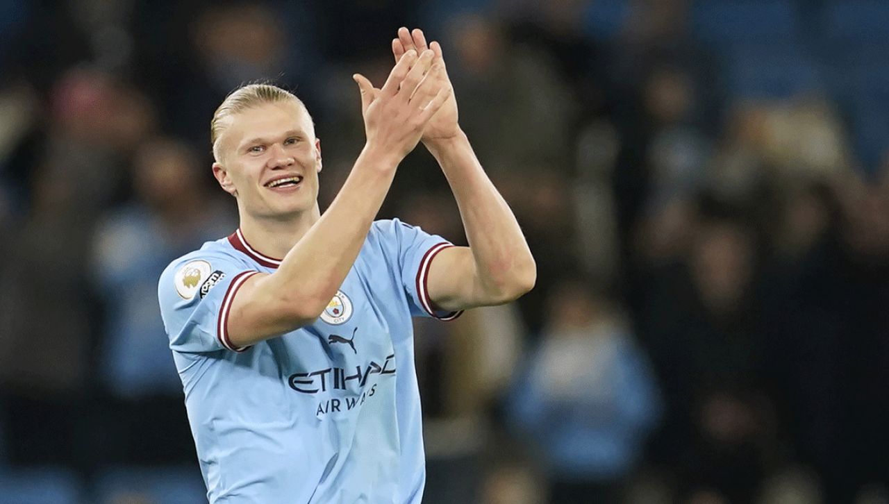 Erling Haaland tarihe geçti! Efsaneleri geride bıraktı...