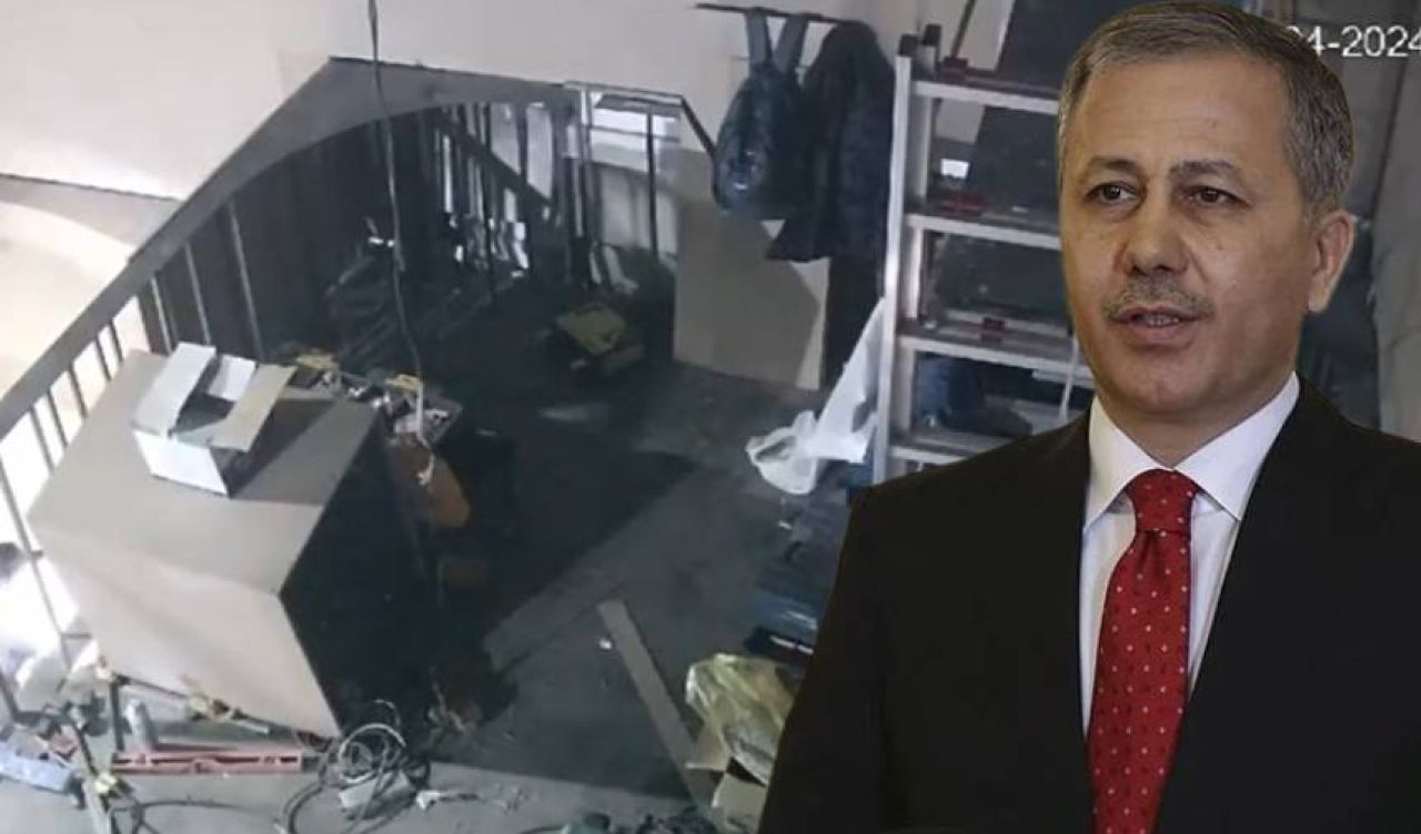 Bakan Yerlikaya yangının çıkış görüntülerini paylaştı: Yüreklerimizi bir kez daha yaktı