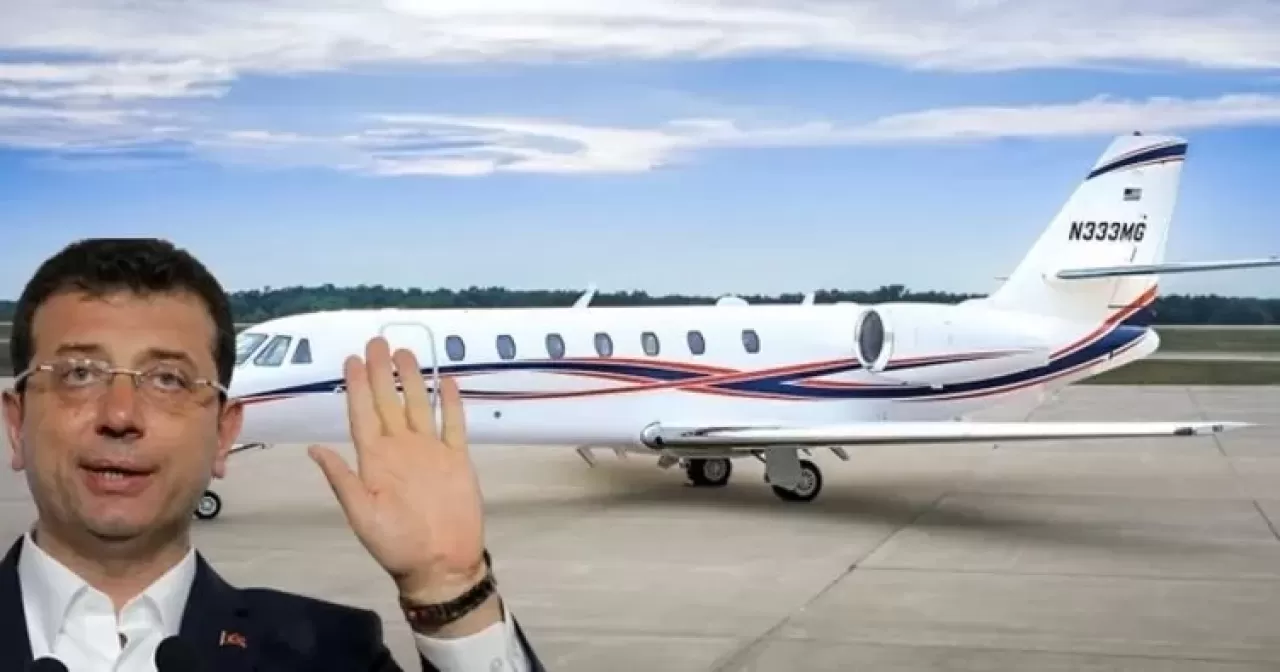 İmamoğlu özel uçakla Maaile maç izlemeye gitti...