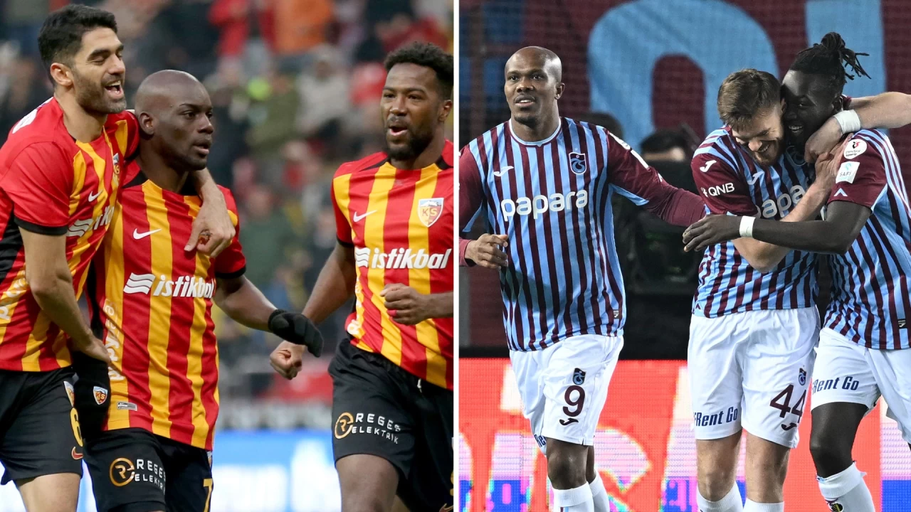 Kayserispor ile Trabzonspor 46. randevuda: Karadeniz ekibi dış sahada ilk galibiyetini arıyor