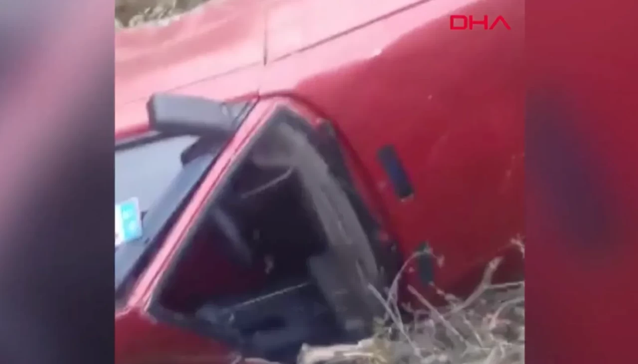 Karaman’da otomobil şarampole yuvarlandı: 3 kişi yaralandı