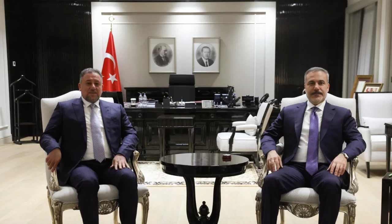 Bakan Fidan, Irak Egemenlik İttifakı Lideri Hamis Hançer’i kabul etti