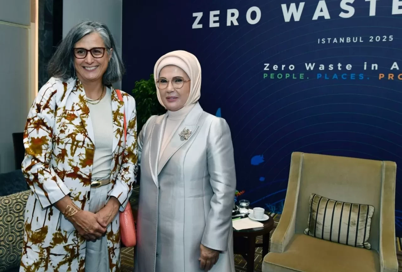 Sıfır Atık Forumu'nda Emine Erdoğan’dan önemli görüşmeler