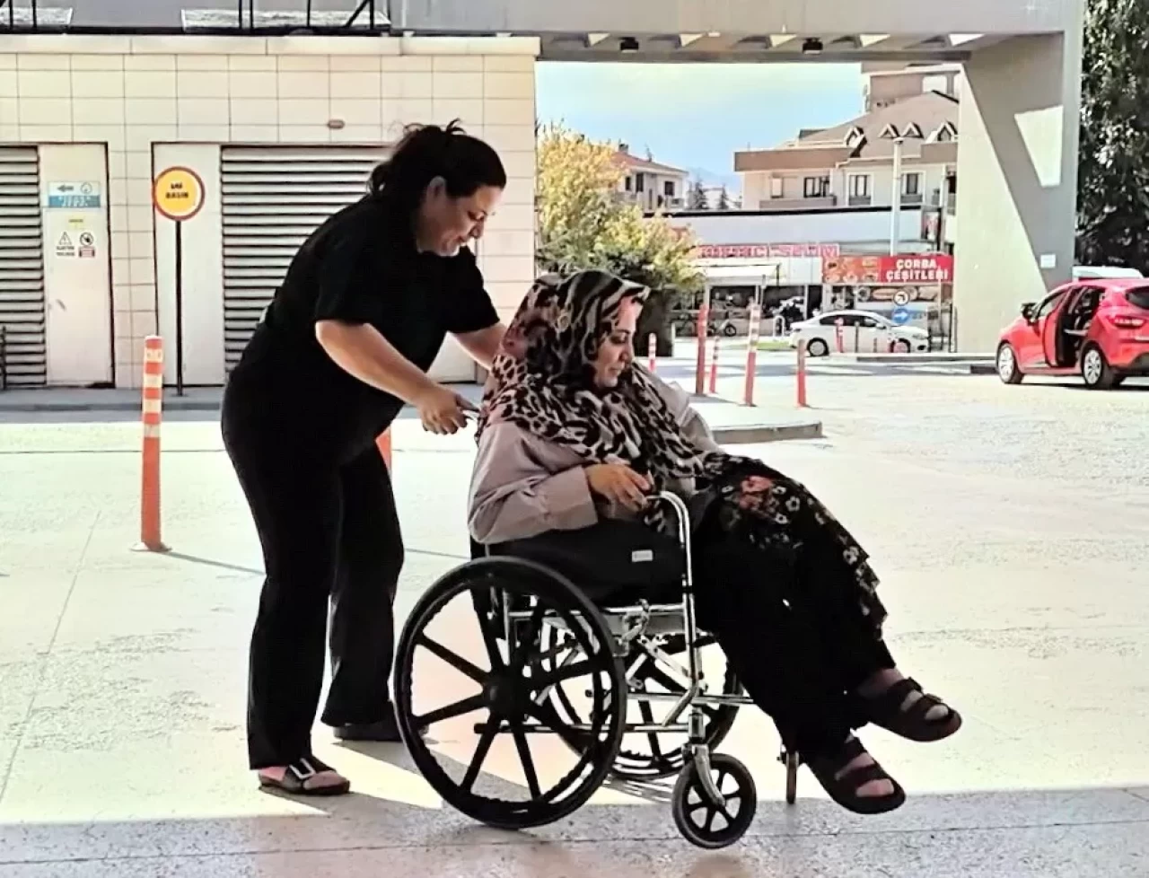 Piknik yaparken yılan ısırdı, hastaneye kaldırıldı