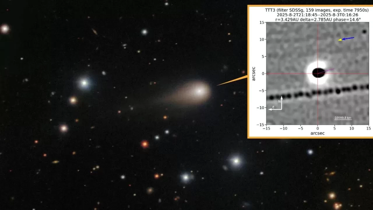 Yıldızlararası nesne 3I/ATLAS'ın yeni görüntüleri ortaya çıktı