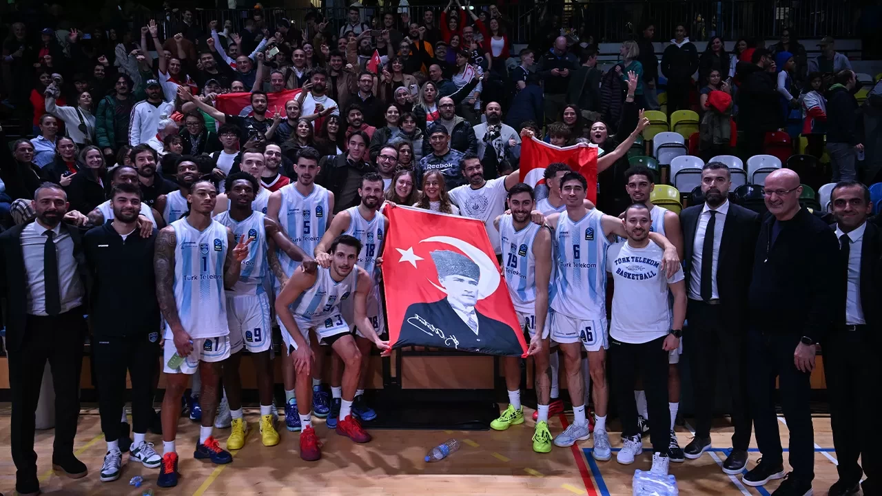 Türk Telekom Erkek Basketbol Takımı, Euro Cup deplasmanında kazandı