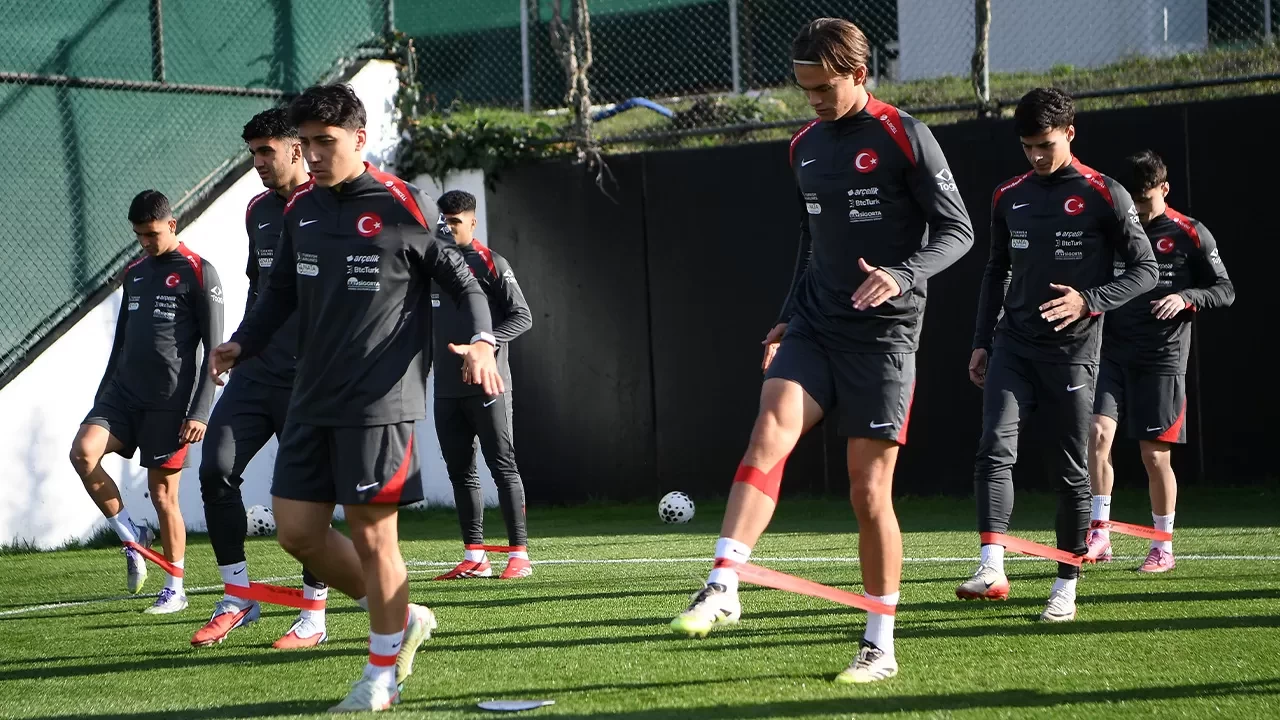Ümit Milli Takım, Macaristan maçı hazırlıklarını sürdürdü